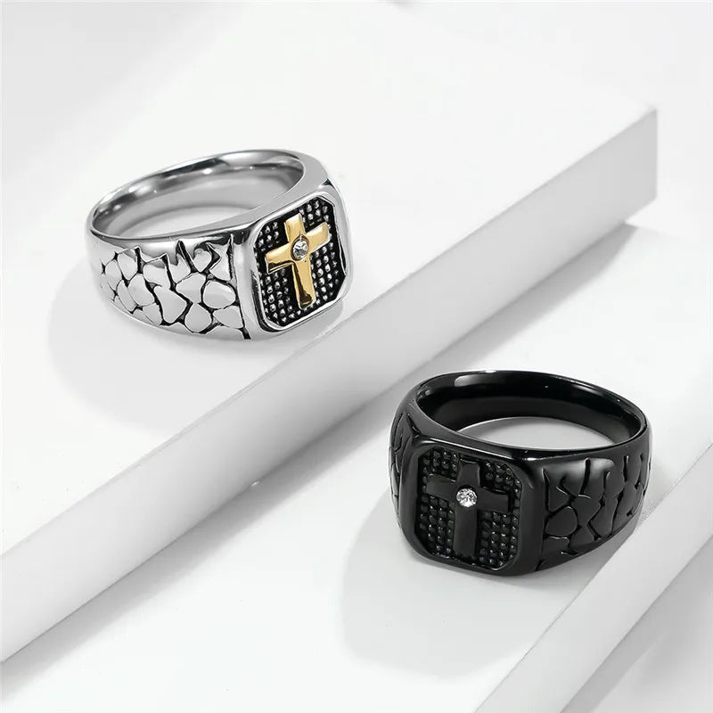 Christian Cross Ring