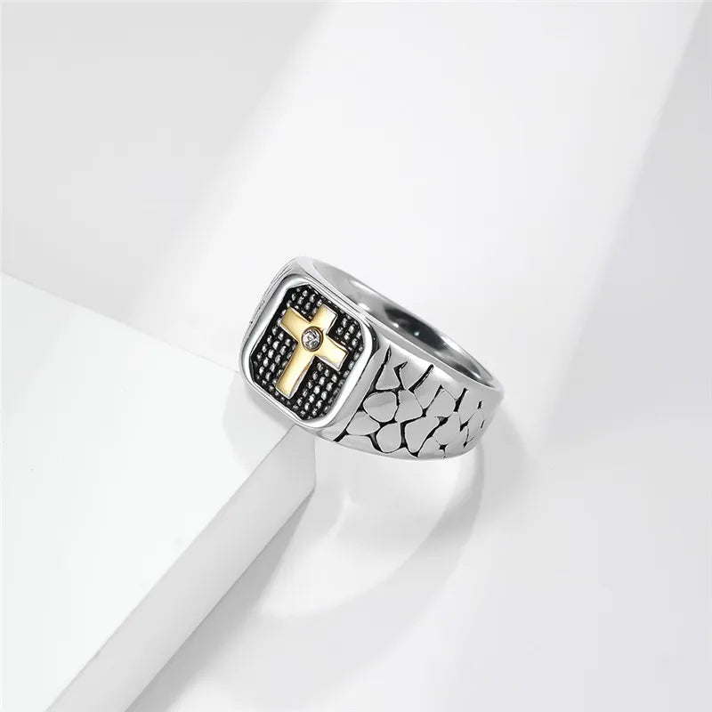 Christian Cross Ring