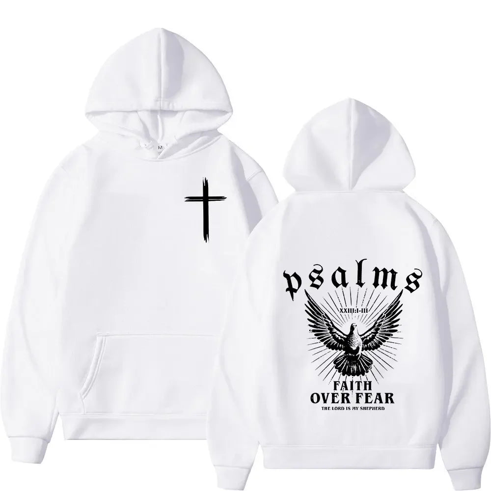 Faith Over Fear Bible Verse Hoodies