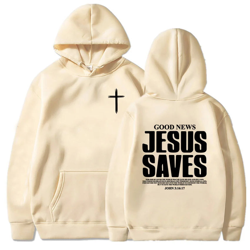 Jesus Saves John 3:16:17 Hoodies