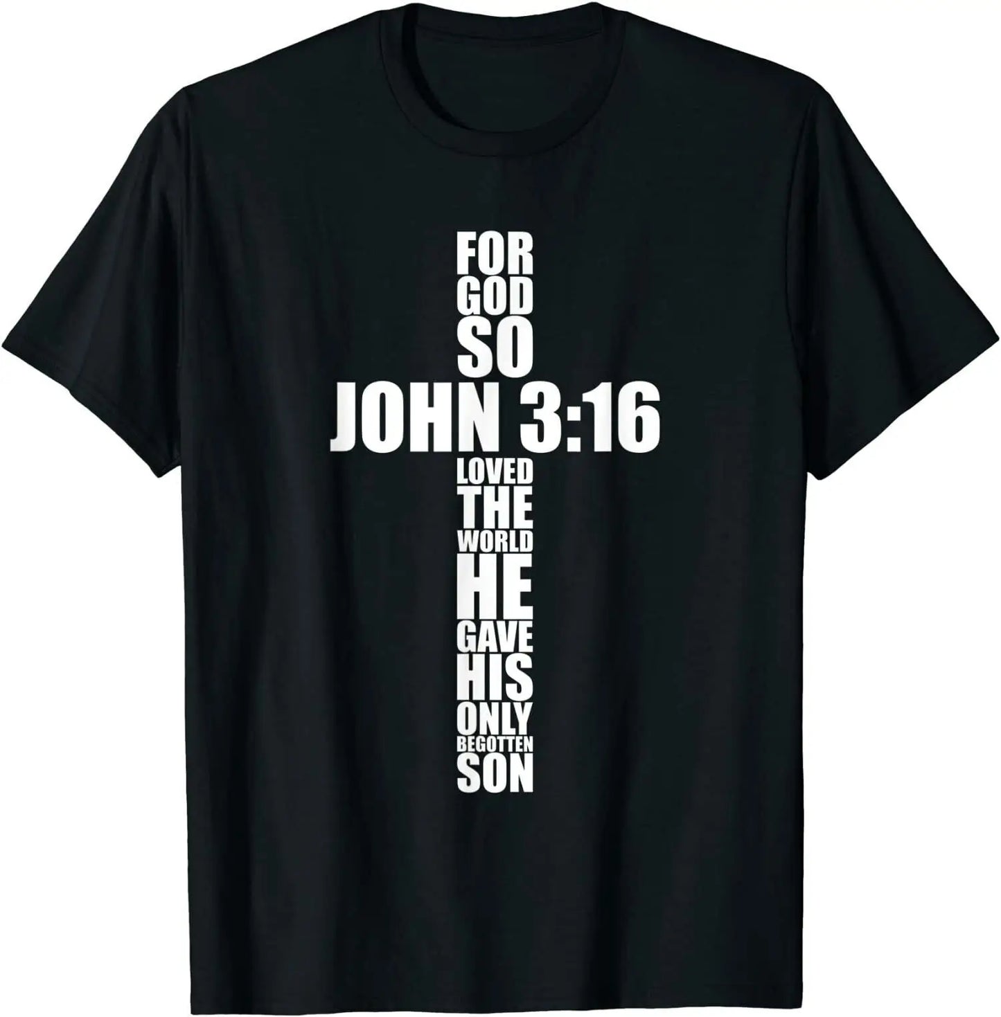 Christian Cross Saying Religious Bible T-Shirt