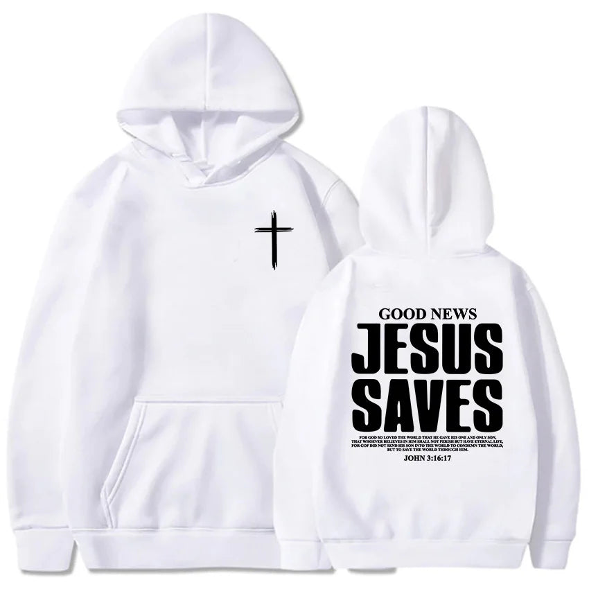 Jesus Saves John 3:16:17 Hoodies