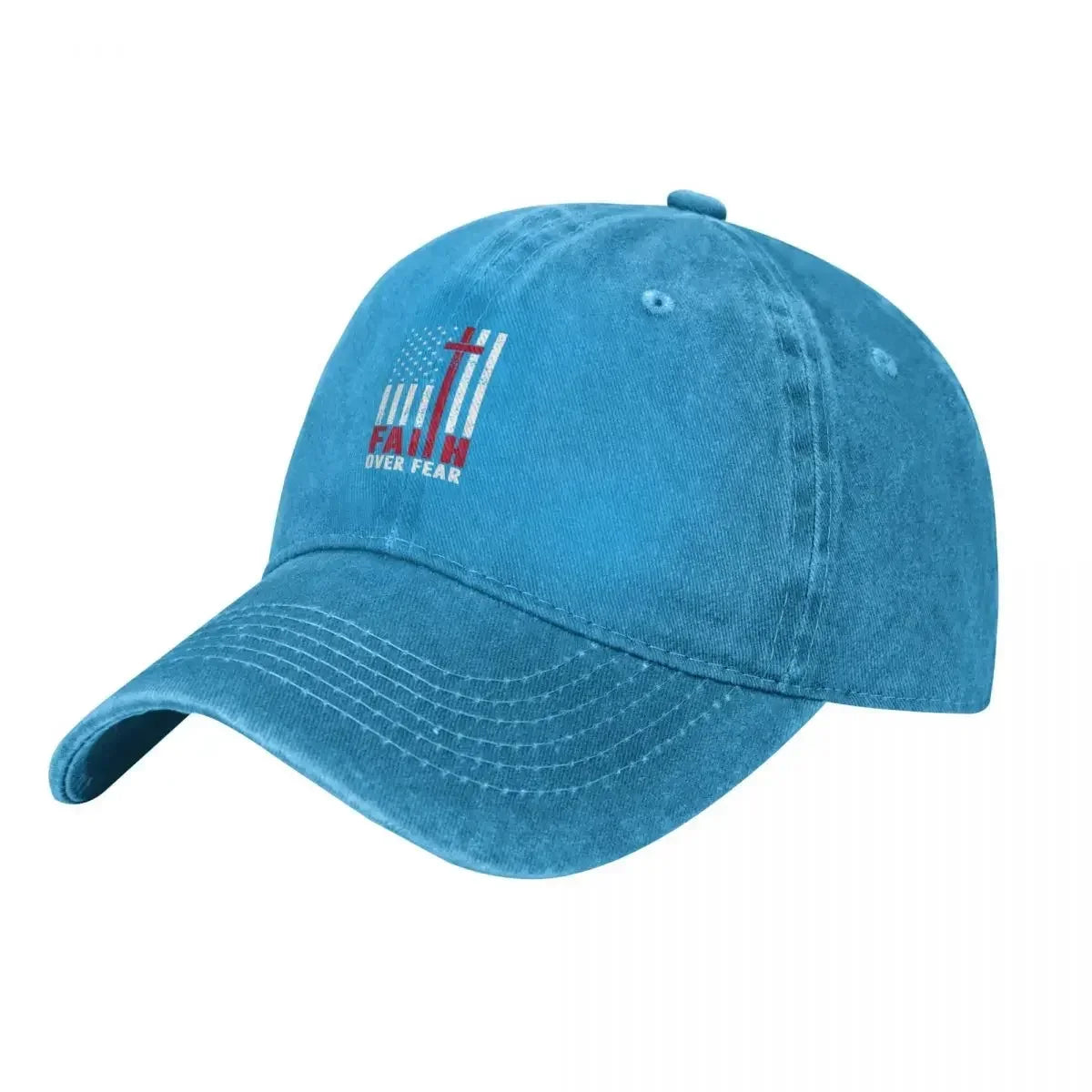 Faith Over Fear Cross Baseball Cap