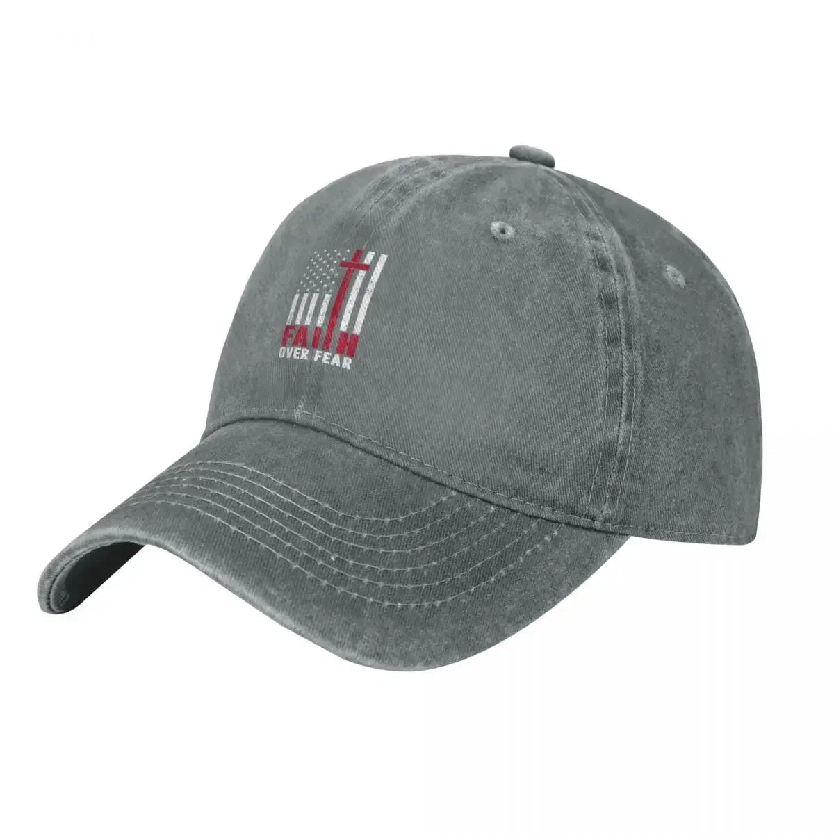 Faith Over Fear Cross Baseball Cap