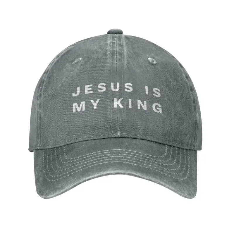 Jesus Is My King Baseball Cap