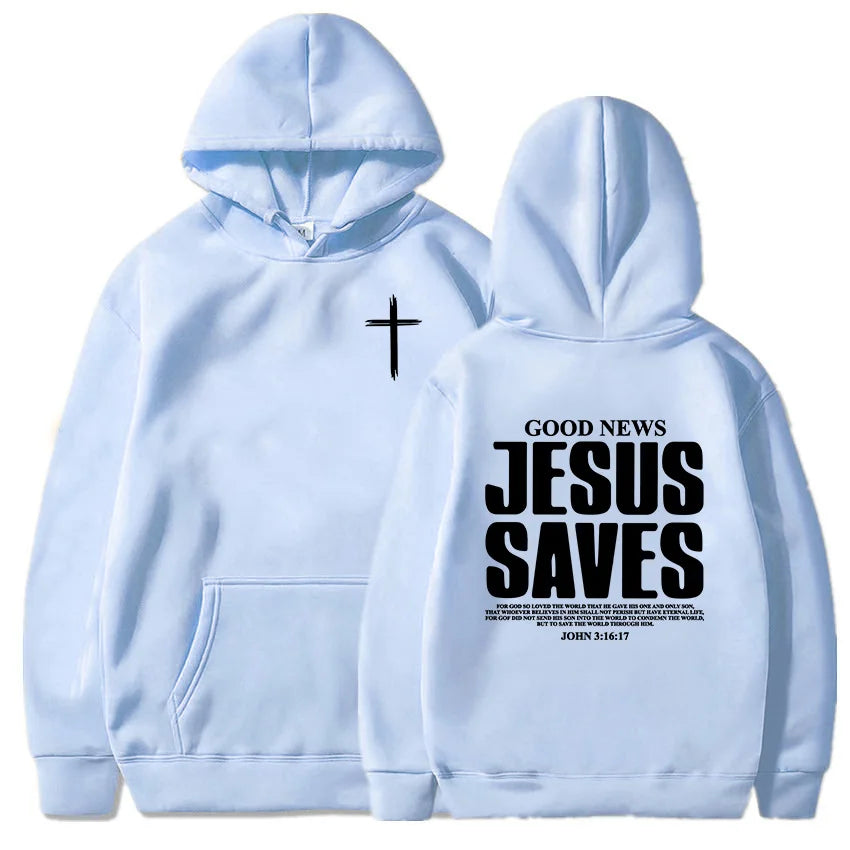 Jesus Saves John 3:16:17 Hoodies